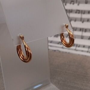 Unlisted Gold Hoop Earrings